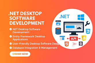 develop enterprise dot net desktop software and mvc web applications