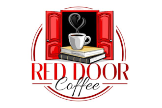 design a minimalist coffee shop logo that stands out