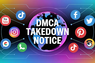 takedown from google search instagram facebook reddit onlyfan youtube under dmca