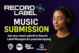do record label music submission to top record labels to get signed