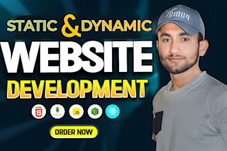 construct static and dynamic web app in reactjs