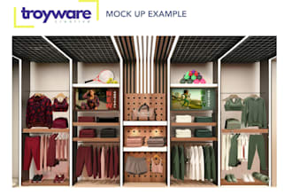 create visual merchandising concepts and retail displays design