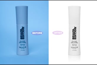 do ecommerce product photo editing, retouching