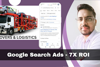 setup google ads ppc for auto and taxi transport with 7x ROI