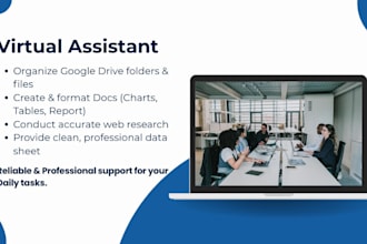 do web research, create reports, and organize google drive