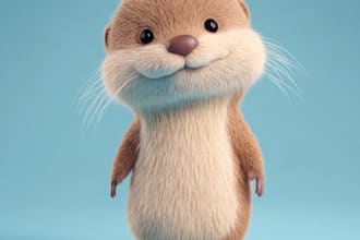 design cute cartoon characters