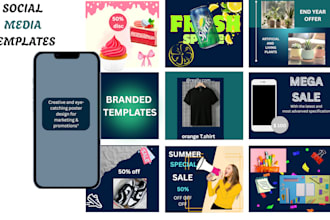 create modern flyer or poster for your business