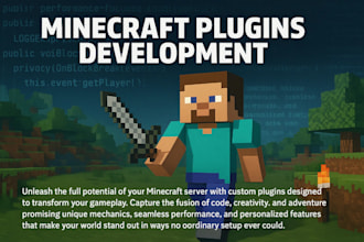 code and configure minecraft plugins for both spigot, bukkit, and paper