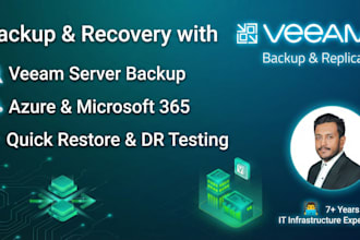 setup veeam and server backup with recovery solutions