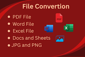 covert to pdf, word, excel, google doc, sheets, jpeg, csv etc