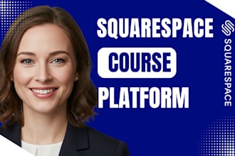 build a professional squarespace online course platform for your niche