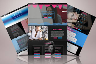 design onlyfans agency website, onlyfans modelling website, agency website