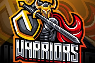 design a fierce and unique mascot logo for gamers and esports teams