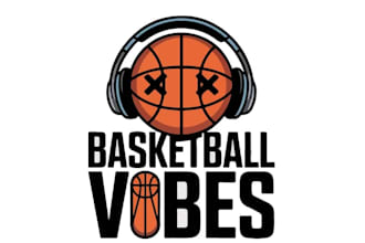 make bold basketball logo with mascots