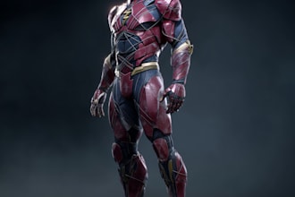 make a superhero character