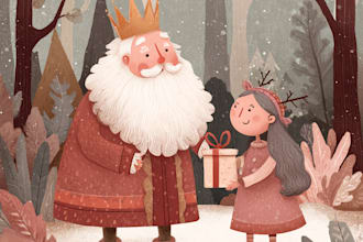 draw christmas illustrations and cards for you