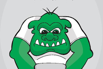 draw custom cartoon characters