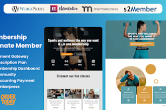 do paid membership website memberpress, ultimate member on wordpress website wix