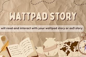 read and interact with your wattpad story or ao3 story