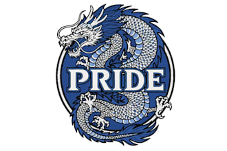 design modern dragon logo