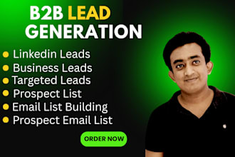 provide b2b lead generation and active email list for sales