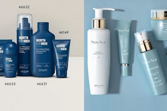 make a cosmetic label design and packaging design