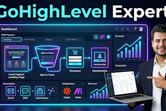 be your gohighlevel expert for ghl website sales funnel and ghl automations