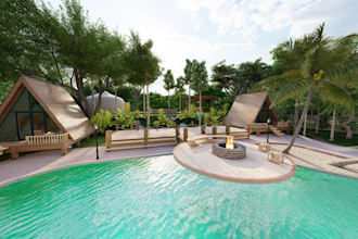 design 3d landscapes for resorts, parks and events