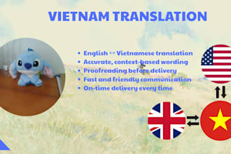 translate english to vietnamese and vietnamese to english accurately