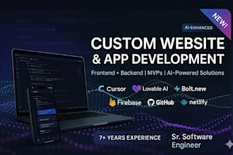 build, fix website, app or mvp product with cursor ai, lovable ai, bolt new ai