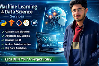 do machine learning and data science project for you