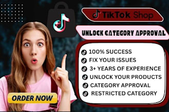 unlock and get tiktok shop category approval for restricted categories