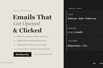 write emails that get opened and clicked
