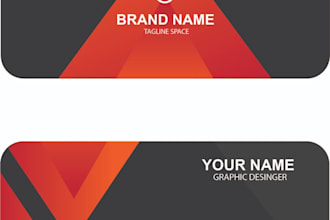 design a professional and modern bussiness card for you
