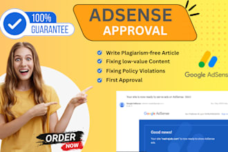 provide google adsense approval and fix adsense problems