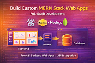 create fullstack mern web apps for fyp assignments and college projects