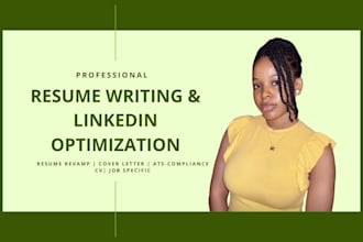 do resume, revamp cv, ats compliance cv, linkedin optimize, IT, cybersecurity cv