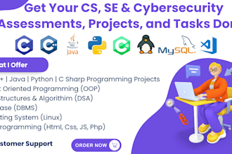 reliable programmer for c, cpp, java, python, programming tasks and projects