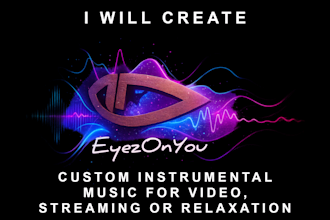 create custom instrumental music for video, streaming or relaxation