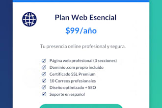diseño una página web profesional para tu negocio