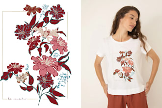 design fashion prints and illustrations