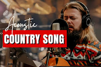 record acoustic funk country song lead male vocalist electric guitar radio mix