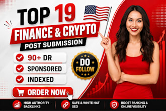 publish finance, crypto guest post on high DR with dofollow becklinks