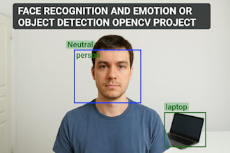 do face recognition with real time detect, object detection, computer vision app