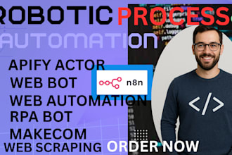web bot,web scraping,apify actor,scrapping script,vba,ocr,n8n automation,rpa bot