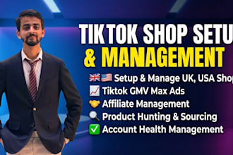 be your virtual assistant for tik tok shop and setup tiktok shop