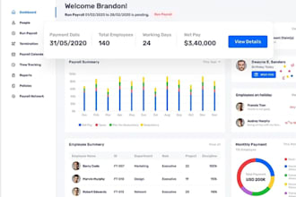 develop custom invoice, payroll and expense tracking software for small business
