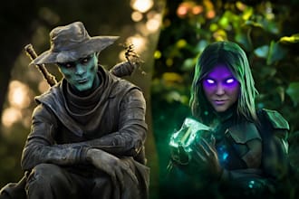 draw any fantasy character that you want