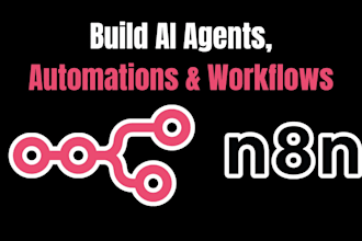 create n8n automation, n8n ai agent workflows for your business expert workflow