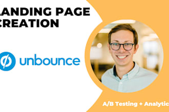design a high converting landing page in unbounce